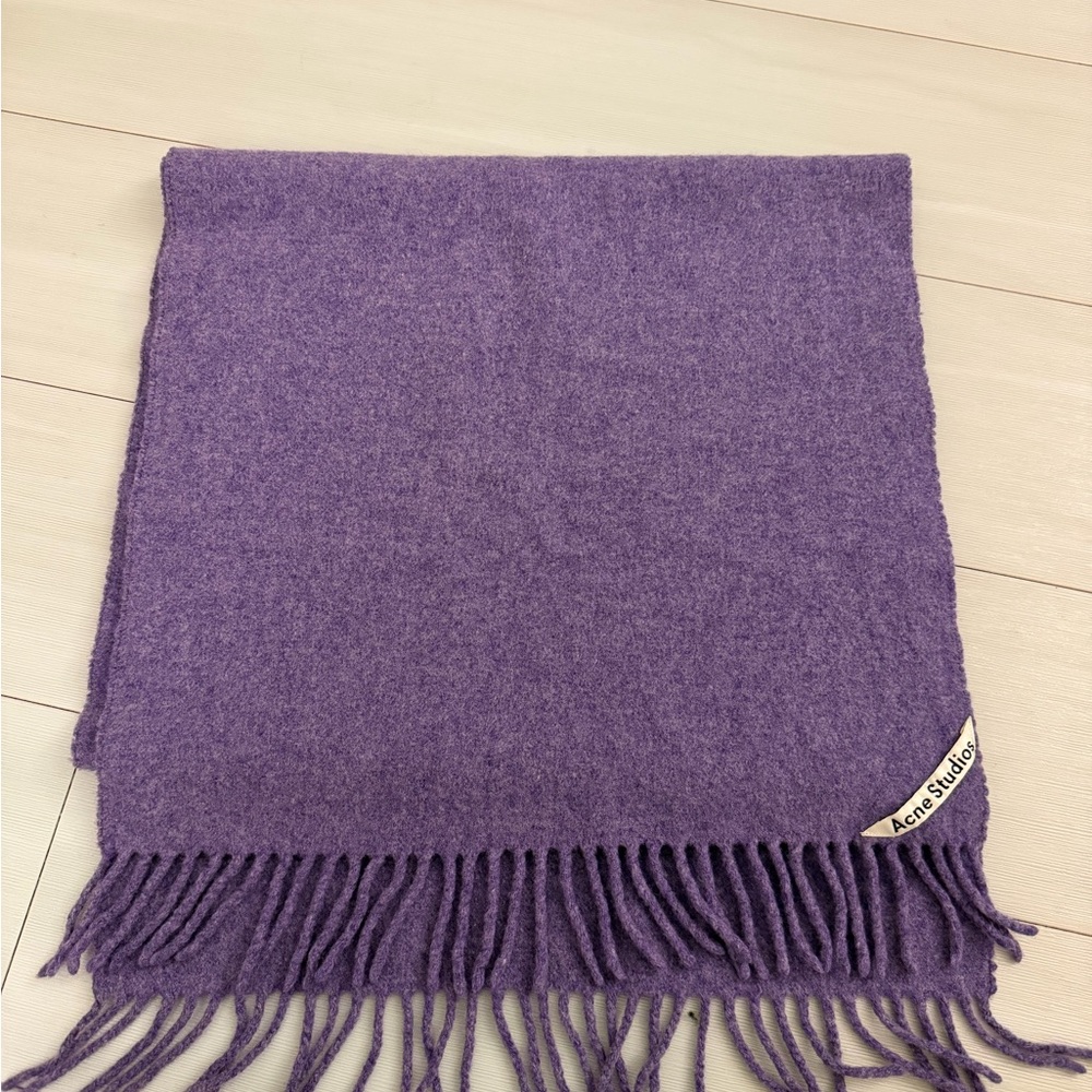 Acne Purple Scarf